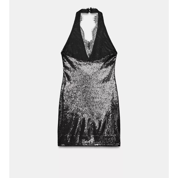 NWT ZARA VIRAL 2025 collection SEQUIN HALTER DRESS SIZE S
🚨firm price - Picture 14 of 14